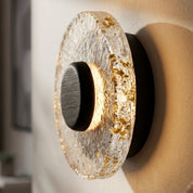 Lumen Vedra Wooden Glass Wall Lamp