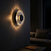 Lumen Vedra Wooden Glass Wall Lamp