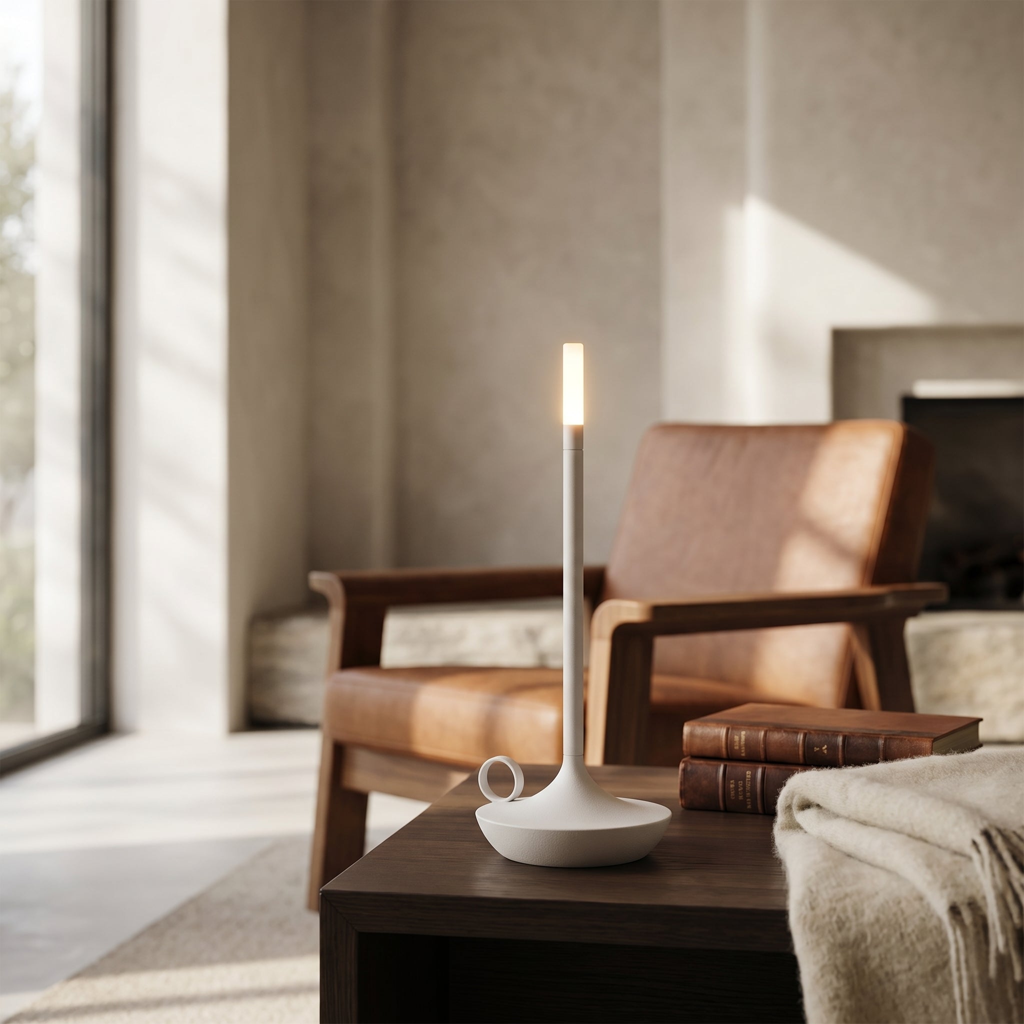 Lumen Nordic Candlestick Table Lamp