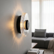 Lumen Vedra Wooden Glass Wall Lamp