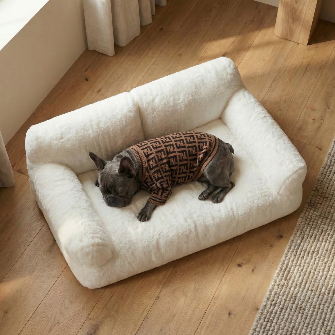 FurShield Vintage Pet Sofa Bed
