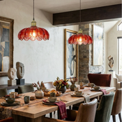 Lumen Rustic Bud Glass Pendant Light