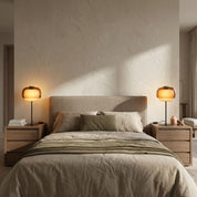 Lumen Sanae Double Dome Glass Table Lamp