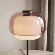 Lumen Sanae Double Dome Glass Table Lamp