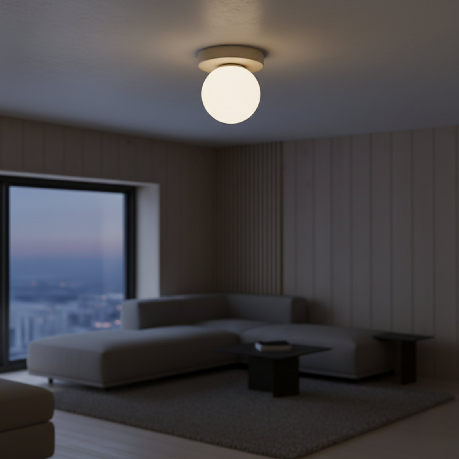 Lumen Frosted Globe Wall Sconce