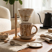 Scandi Ceramic Pour Over Dripper Set