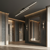 Lumen Aluminum Strip Ceiling Light