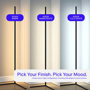 Lumen Corner LED Floor Lamp