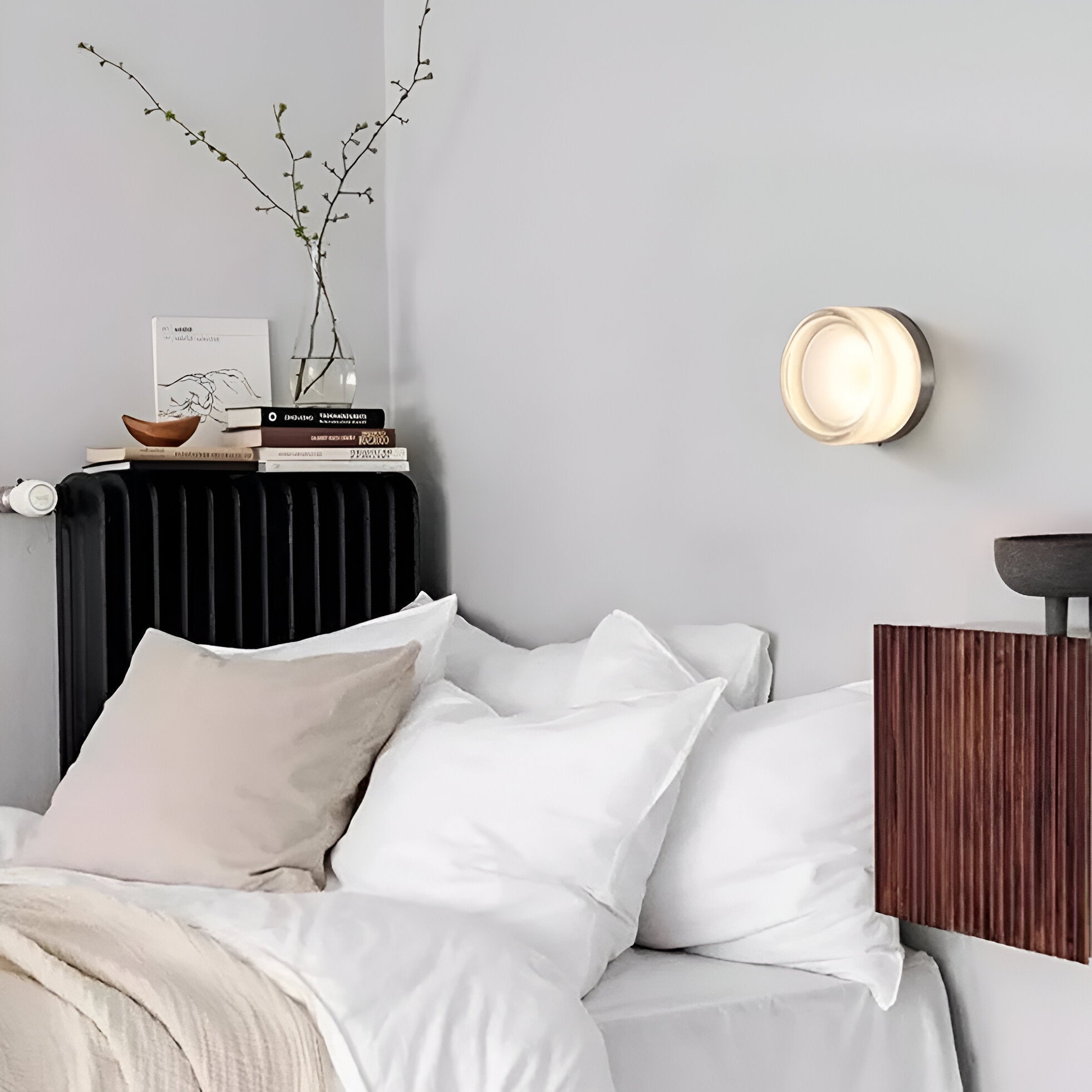 Lumen Dimple Glass Wall Light