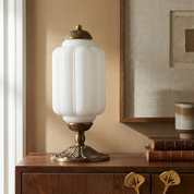 Lumen French Cream Glass Table Lamp