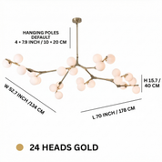 Lumen Branch Arm Chandelier