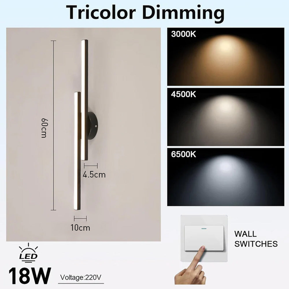 Lumen Aluminum Strip Ceiling Light