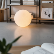 Lumen Resin Globe Floor Lamp