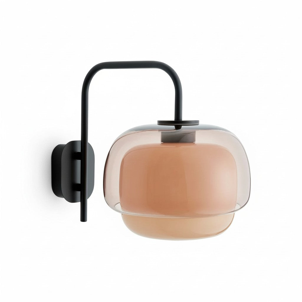 Lumen Tove Glass Shade Wall Sconce