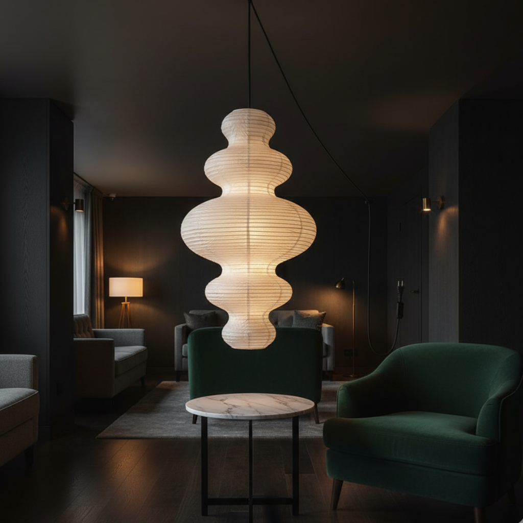 Lumen Akari Juni Rice Paper Pendant Light