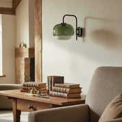 Lumen Tove Glass Shade Wall Sconce