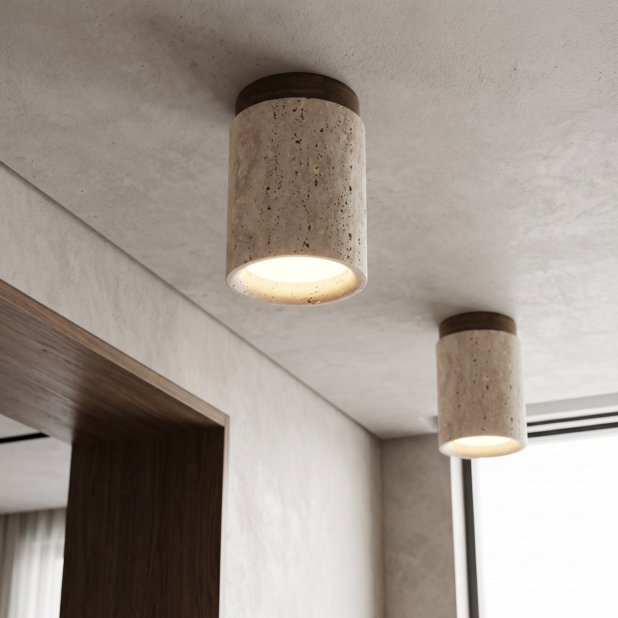 Lumen Travertine Spotlight