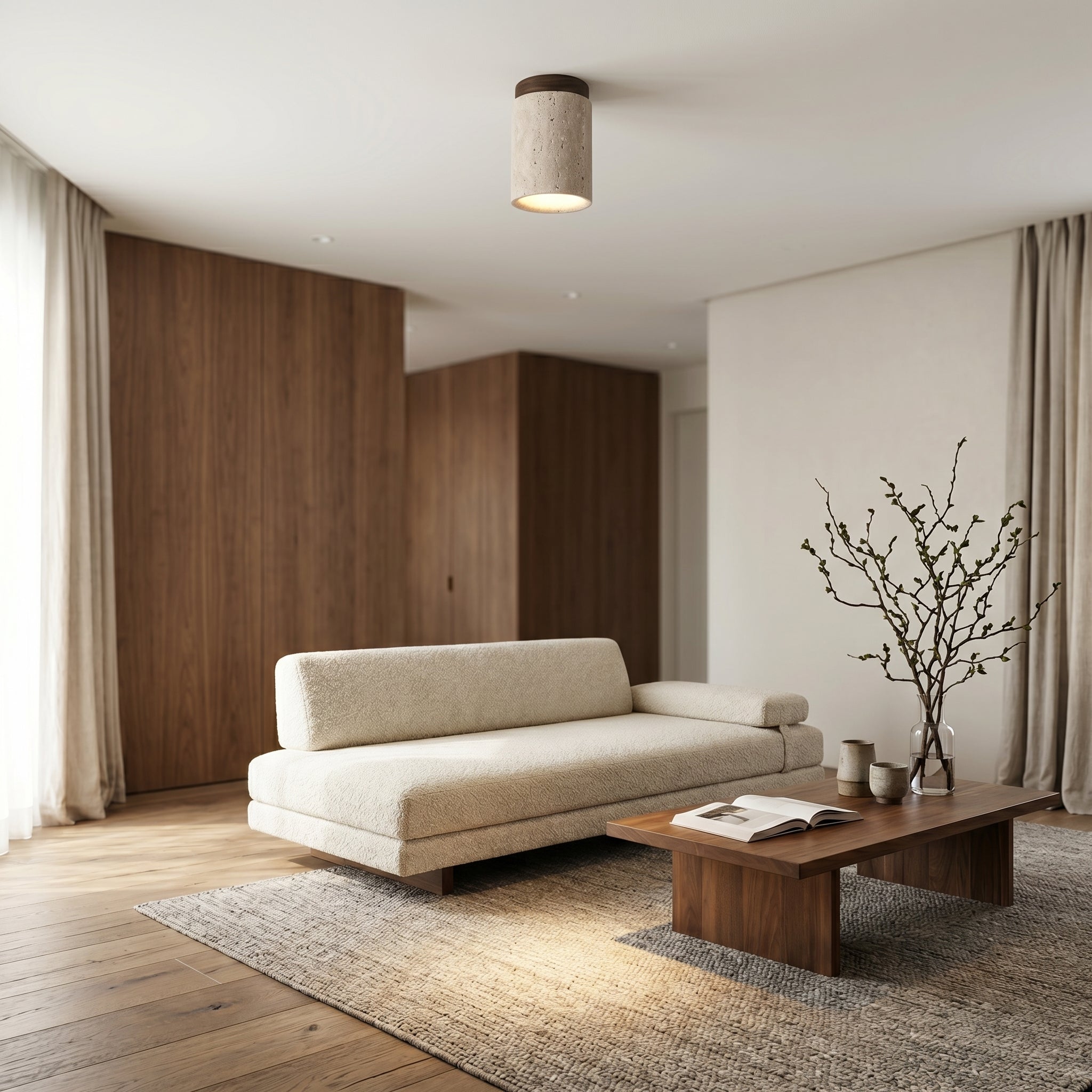 Lumen Travertine Spotlight