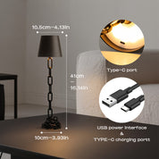 Lumen Chain Link Rechargeable Table Lamp