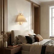 Lumen Wooden Pleated Wall Sconce