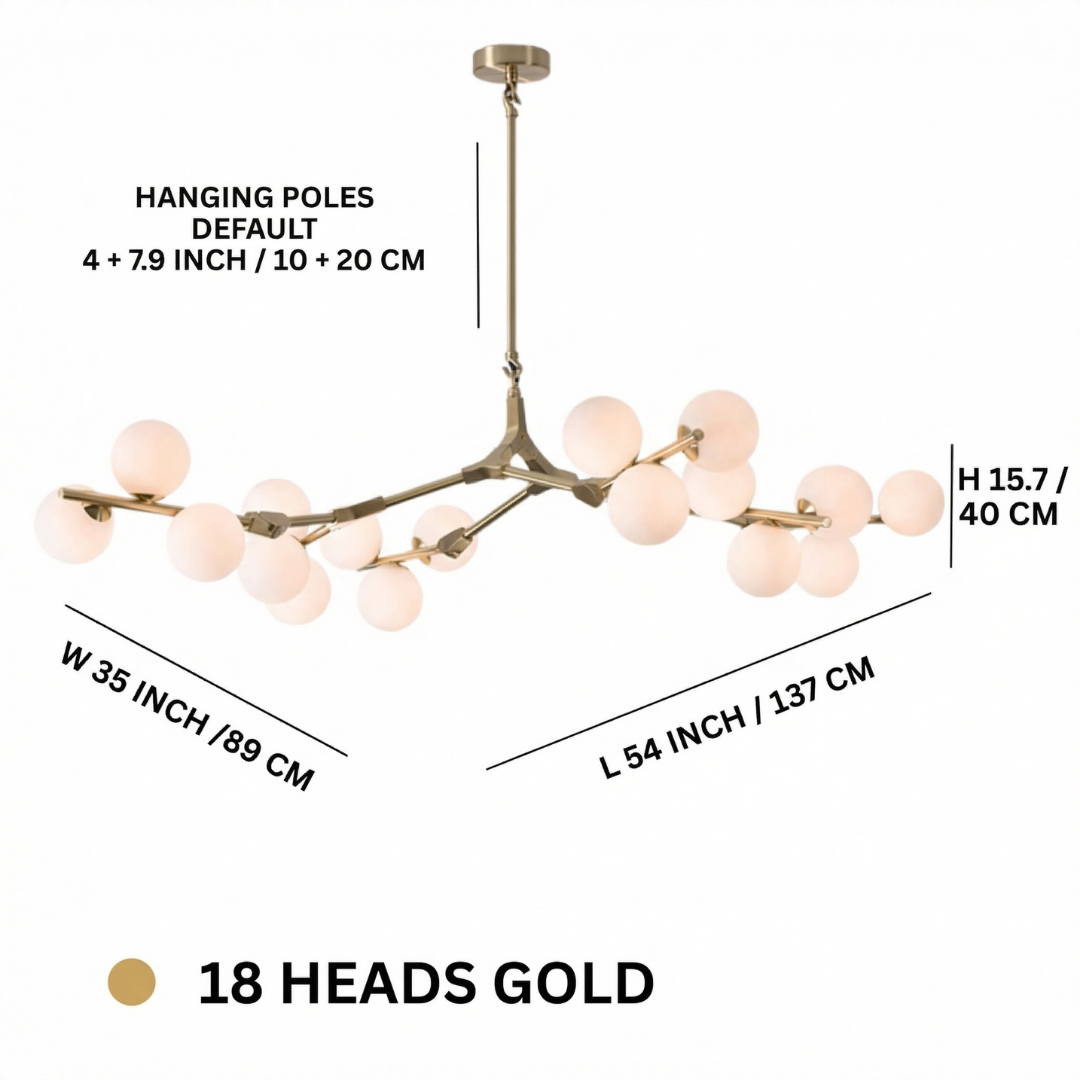 Lumen Branch Arm Chandelier