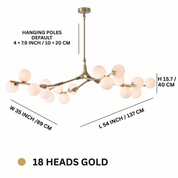 Lumen Branch Arm Chandelier