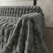 Drapée Faux Rabbit Fur Sofa Cover