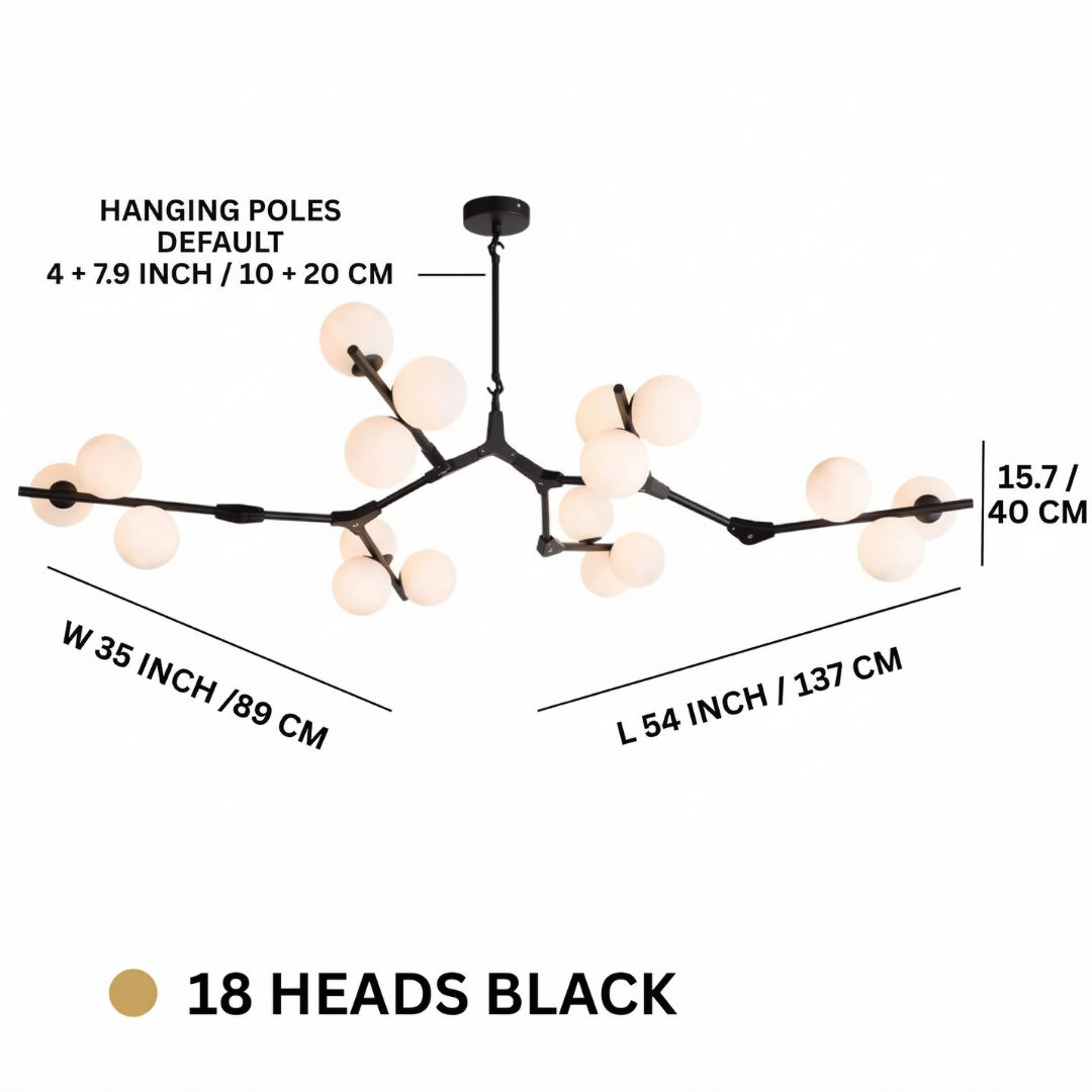 Lumen Branch Arm Chandelier