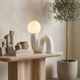 Lumen Spiral Glass Table Lamp