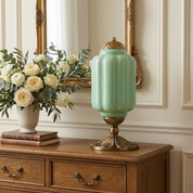 Lumen French Cream Glass Table Lamp