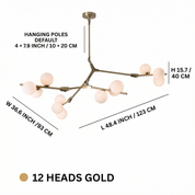 Lumen Branch Arm Chandelier