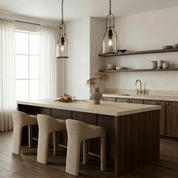 Lumen Industrial Glass Pendant