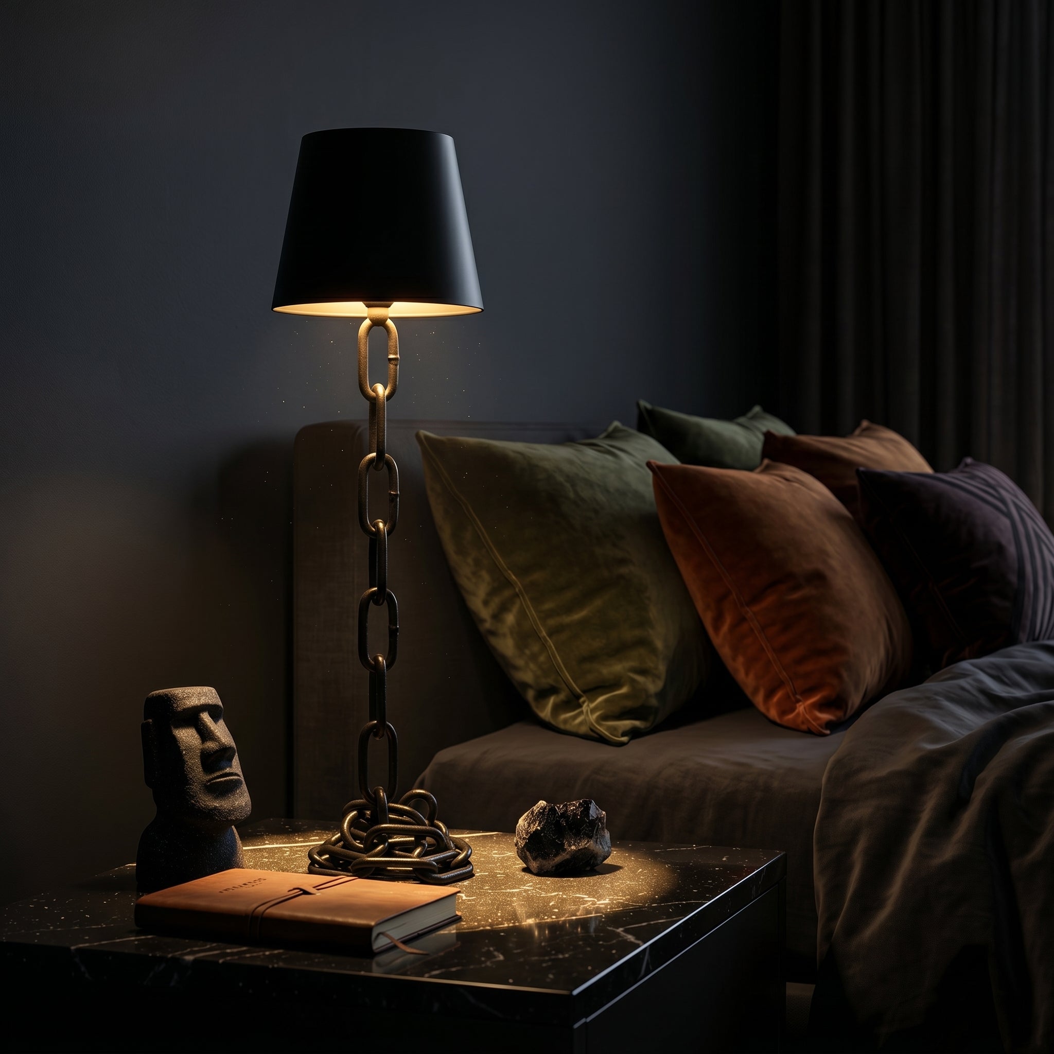 Lumen Chain Link Rechargeable Table Lamp