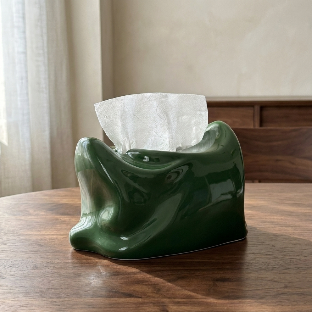 Atelier Pillow Shaped Tissue Box