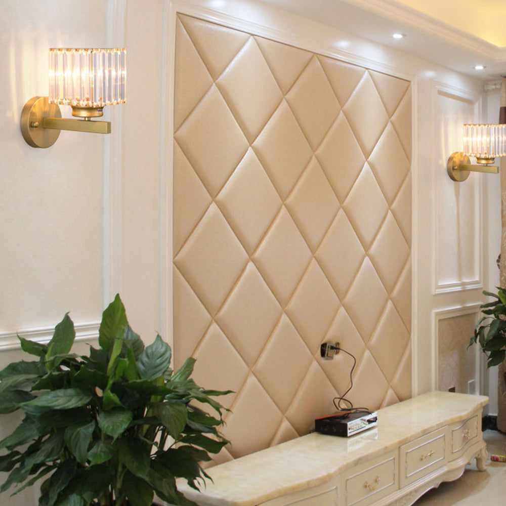 Lumen Crystal Hallway Wall Light
