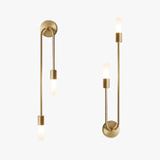 Lumen Meza Gold Wall Sconce Set