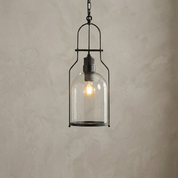 Lumen Industrial Glass Pendant