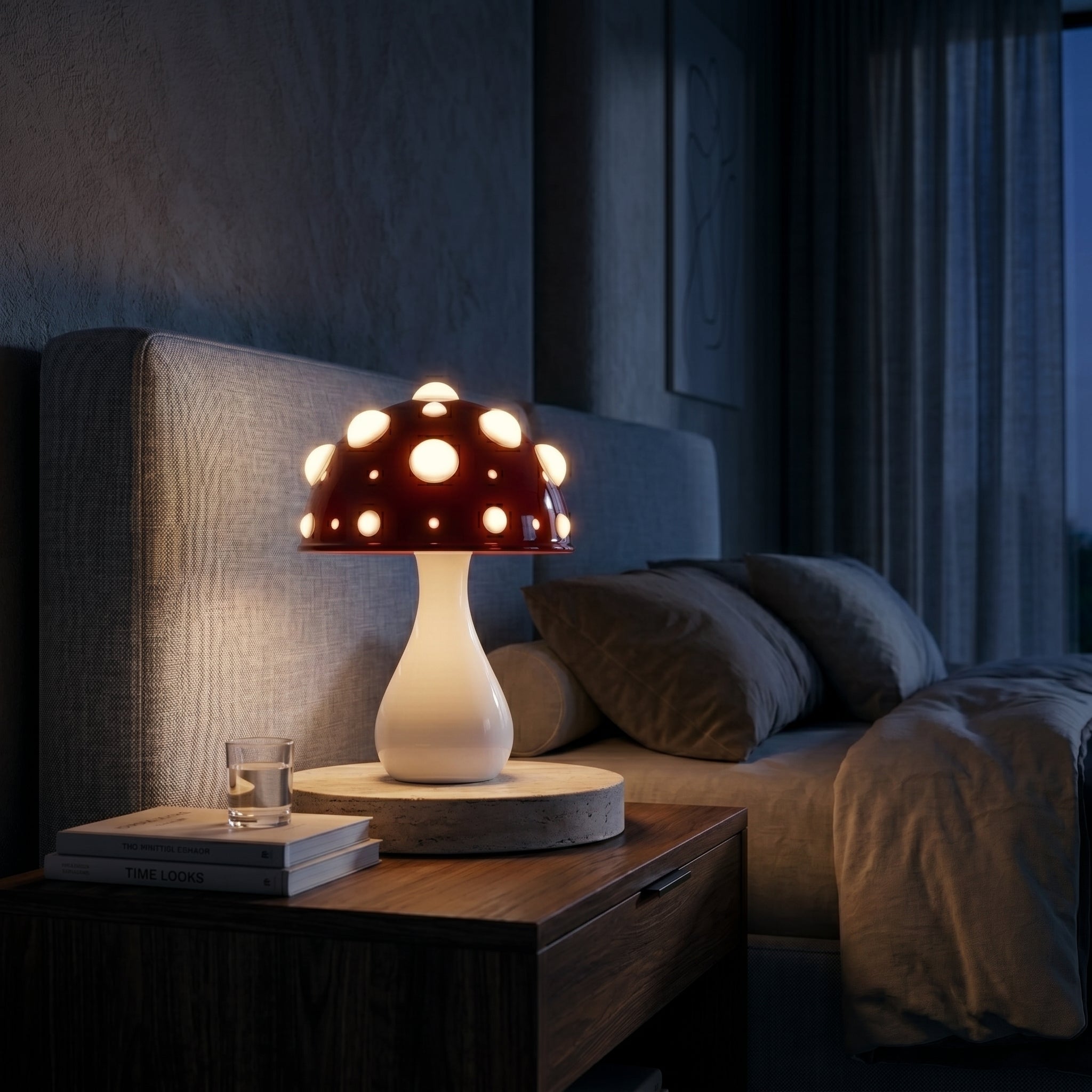 Lumen Amanita Mushroom Table Lamp