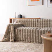 Drapée Faux Rabbit Fur Sofa Cover