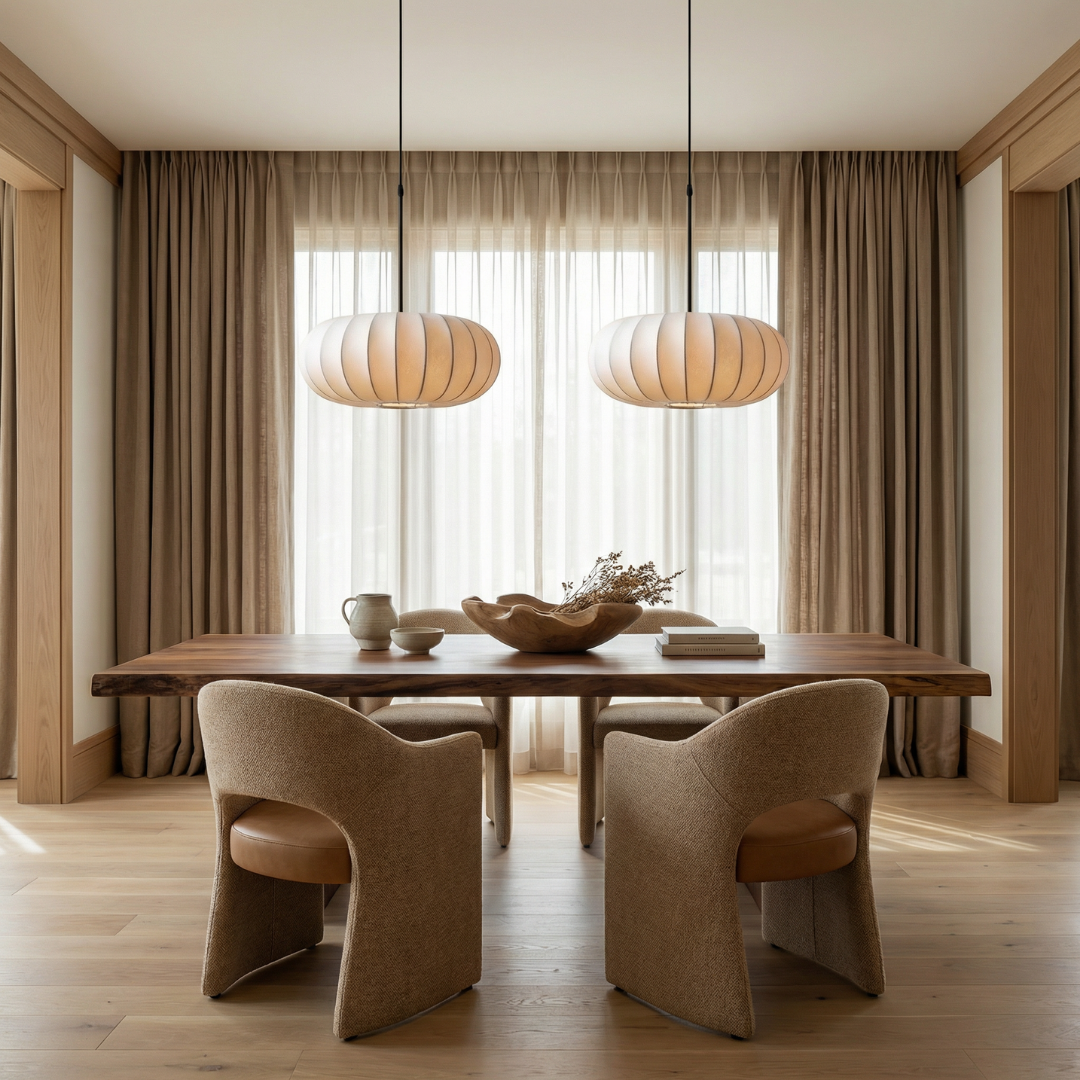 Lumen Verona Silk Pendant Light