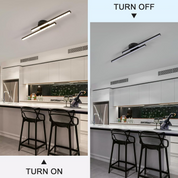 Lumen Aluminum Strip Ceiling Light
