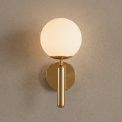 Lumen Glass Globe Wall Sconce