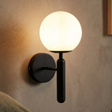 Lumen Glass Globe Wall Sconce