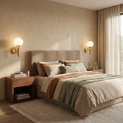 Lumen Glass Globe Wall Sconce