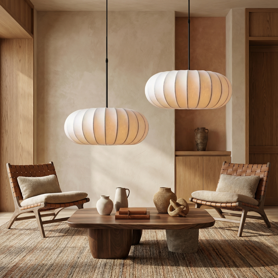 Lumen Verona Silk Pendant Light