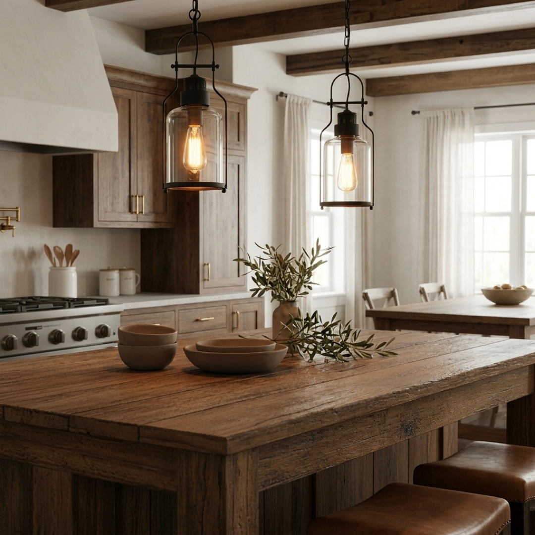 Lumen Industrial Glass Pendant