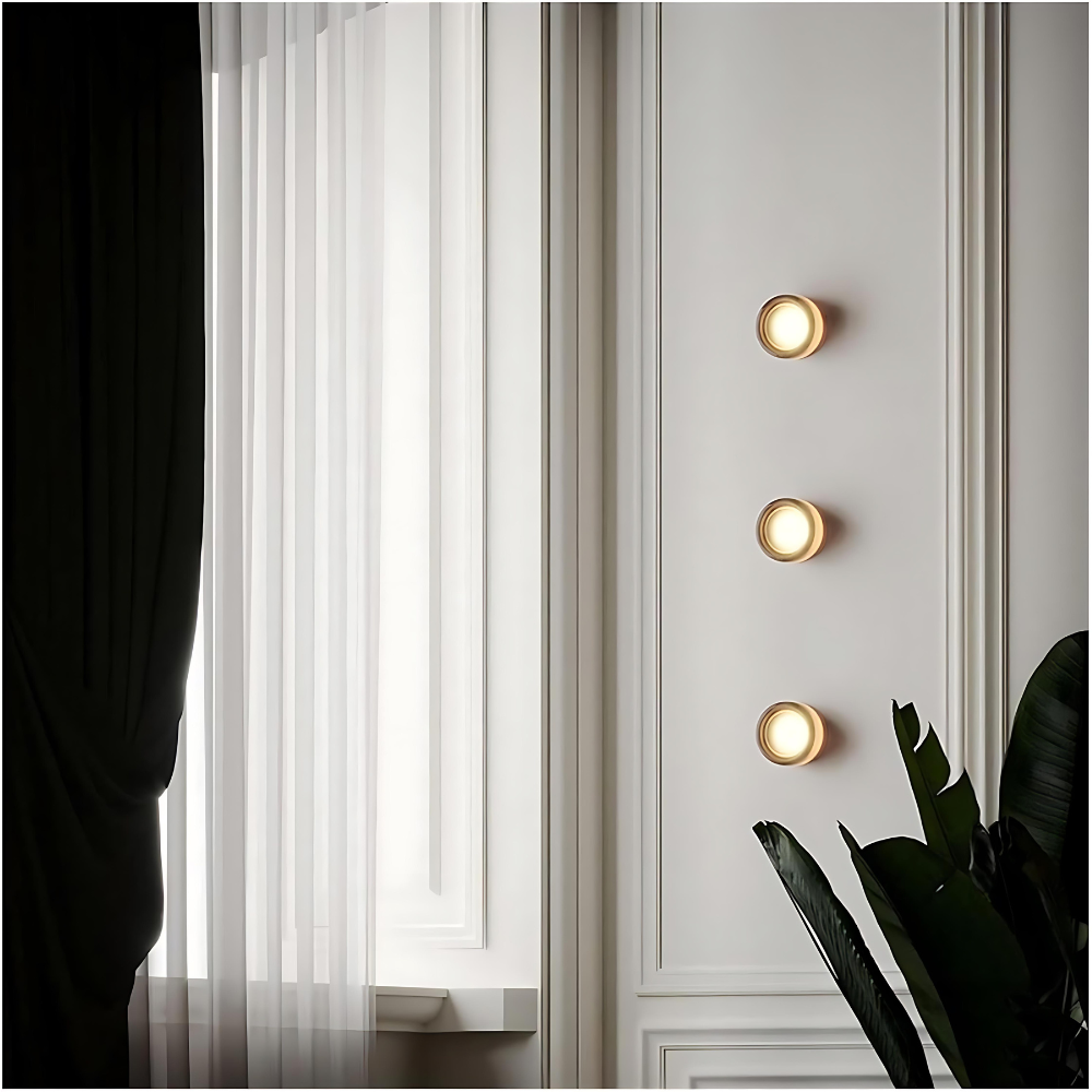 Lumen Dimple Glass Wall Light