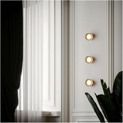 Lumen Dimple Glass Wall Light