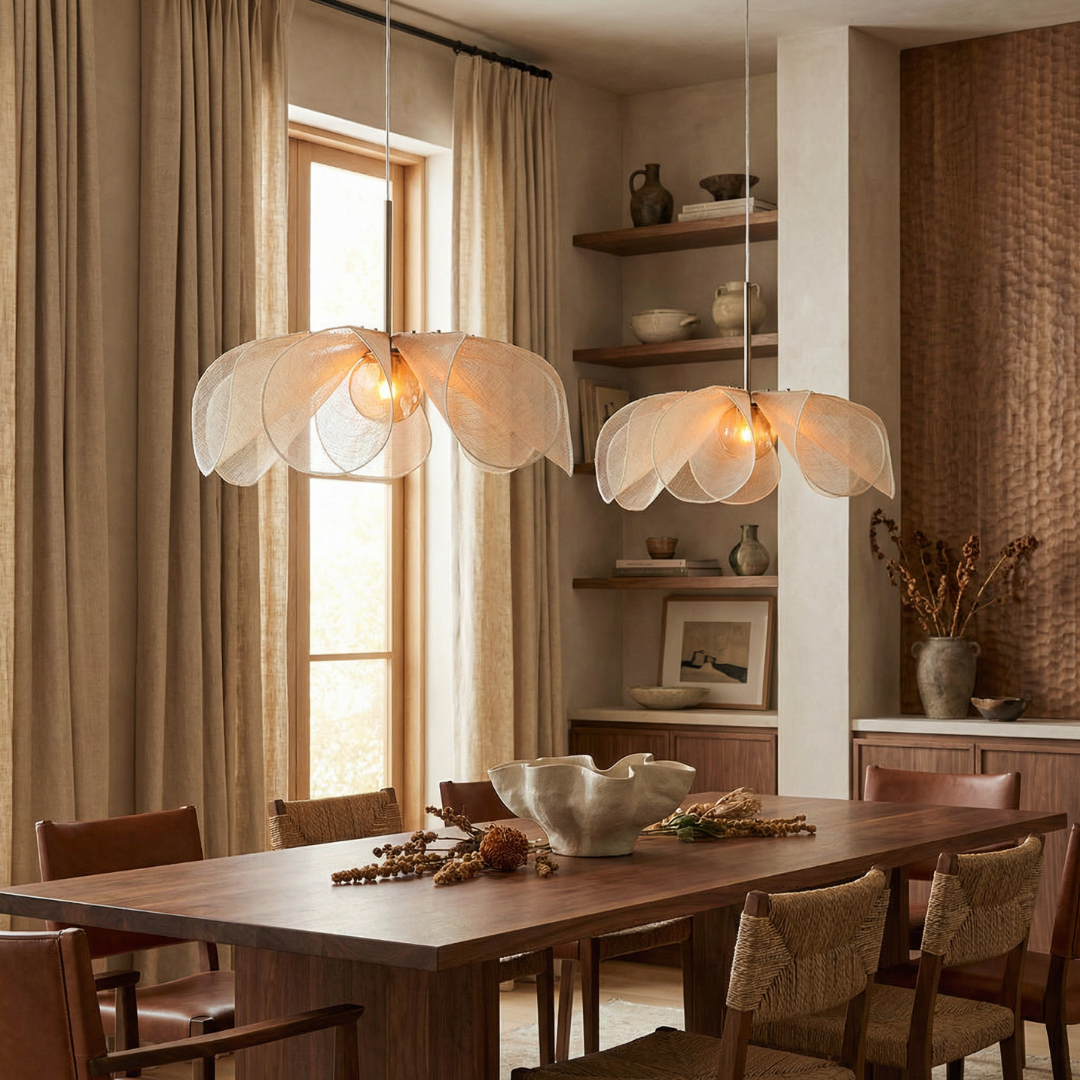 Lumen Vintage Fabric Pendant Light