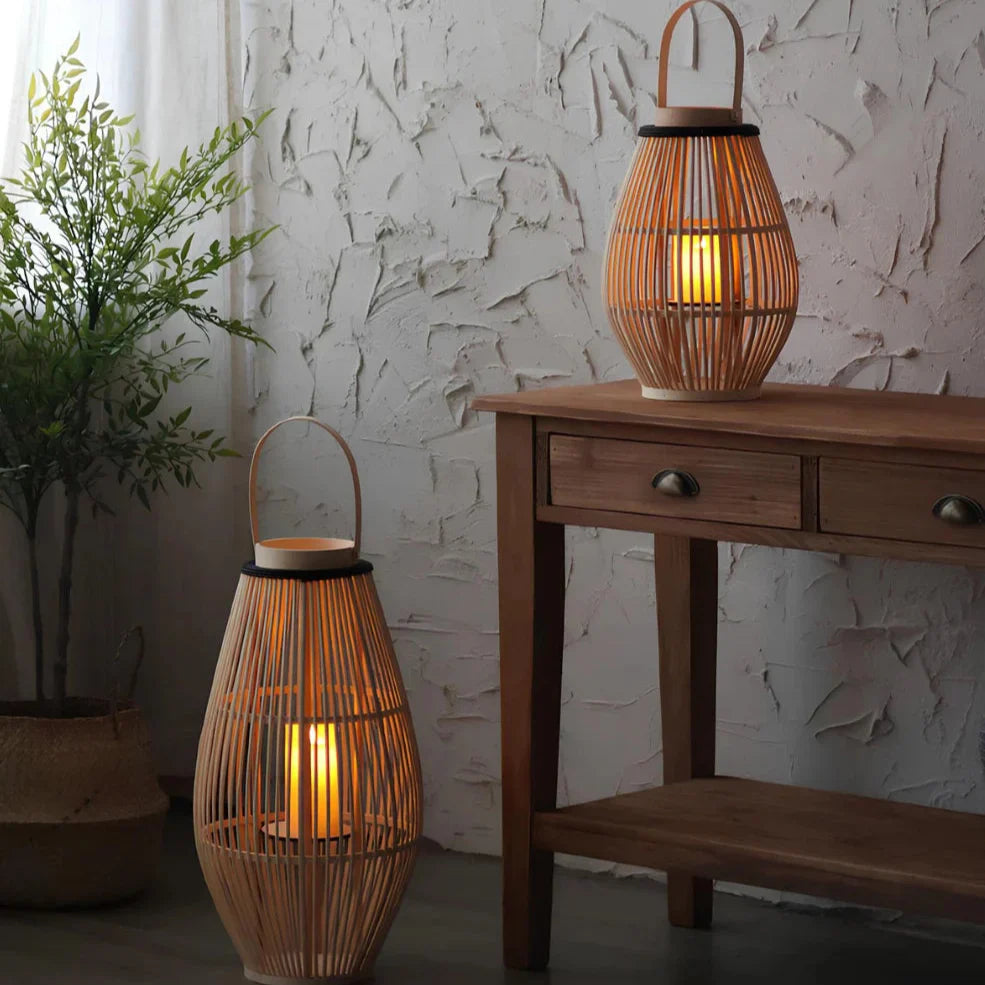 Lumen Woven Bamboo Lantern